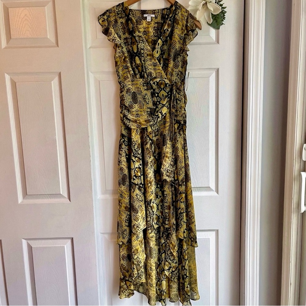 Bar III Snake Print Maxi Dress